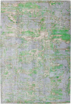 Produktbild von Padiro Design Kurzflor-Teppich 170 x 240 cm - Grün - modernes abstraktes Design - für Fußbodenheizung - aus Viskose