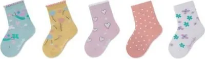 Produktbild von Sterntaler Söckchen 5er-Pack Mädchen mit Motiven, Flieder 17/18