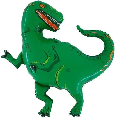 Obrázek produktu pro Fóliový balónek - Zelený dinosaurus 100 cm Grabo