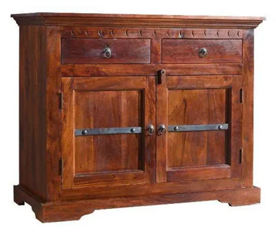 Immagine prodotto di MASSIVMOEBEL24 | OXFORD #424 Credenza in legno di acacia - laccato / nougat 107x50x88