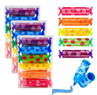 Immagine prodotto di Mini pennarelli fluorescenti Bonbon, confezione da 18 pezzi, 6 colori, ideali per bambini
