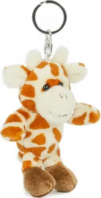 Produktbild von Schlüsselanhänger Giraffe, aus Plüsch, Tier Tiere, Wildtiere Zootiere