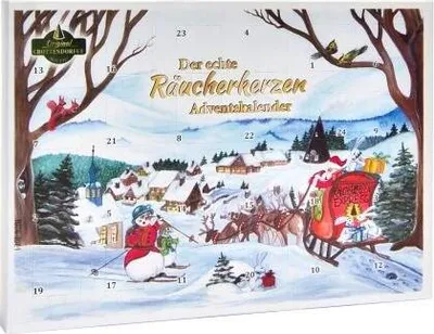 Produktbild von 2096 - Räucherkerzen-Adventskalender, 24 Stück