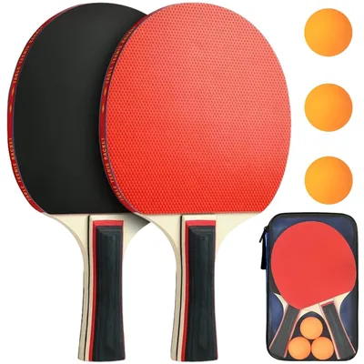 Produktbild von Set bestehend aus 2 Tischtennis-Schlägern und 3 Bällen