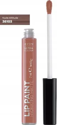 Produktbild von AVON Nude Attitude Feuchtigkeitsspendender flüssiger Lippenstift