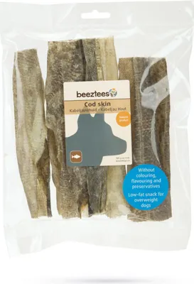 Produktbild von Beeztees Kabeljauhaut, Inhalt: 50 g
