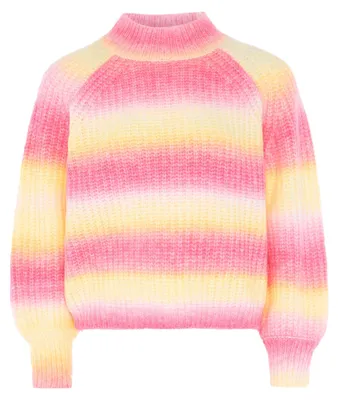 Produktbild von AODA damen strickjacke - lila mehrfarbig, XL/XXL