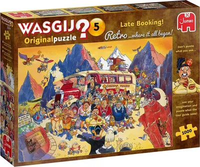 Produktbild von Jumbo 25007 Wasgij Retro Original 5 (1000 Teile)