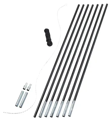 Obrázek produktu pro Sada tyčí Easycamp Pole DIY 12,5 mm, stříbrná, 60 cm, stříbrná, 60 cm