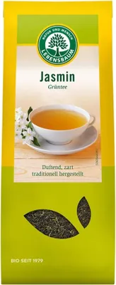 Produktbild von Lebensbaum Grüntee Jasmin Blatt 75g