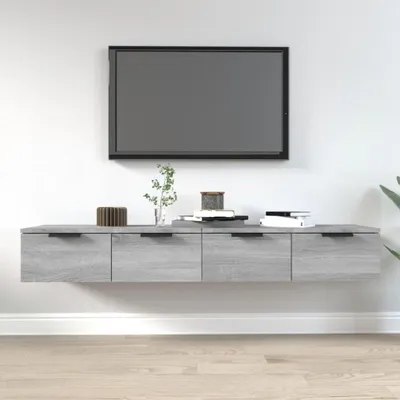 Obrázek produktu pro vidaXL Nástěnné skříňky 2 ks. Šedá Sonoma 68x30x20 cm výrobek z odvozeného dřeva