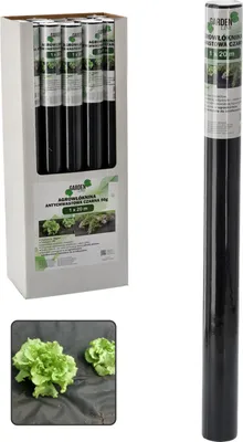 Produktbild von Agro-Unkrautvlies 1 x 20 m schwarz 50g - Hamster