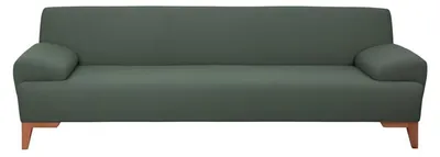 Immagine prodotto di Divano a tre posti verde scuro Divano imbottito soggiorno Divano a 3 posti