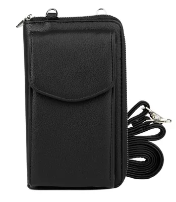 Produktbild von irisaa Kleine Handy Umhängetasche, Geldbörse Damen Brieftasche RFID Schutz Crossbody Handytasche Reisepass mit Kartenfächern und Verstellbarem Schultergurt