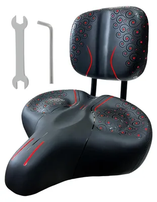 Imagen del producto de Sillín de bicicleta cómodo con soporte lumbar