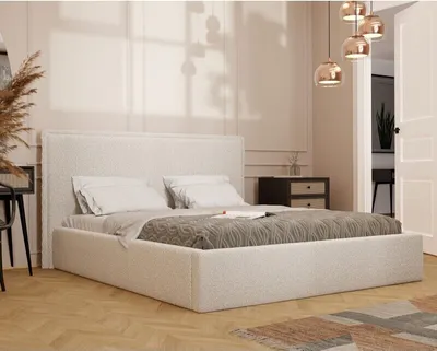 Produktbild von IDOHOME-Polsterbett COFY gepolstertes Schlafzimmerbett mit Holzrahmen und einem Behälter für Bettwäsche Beige Große:180x200 cm Farbe:Gerra 10