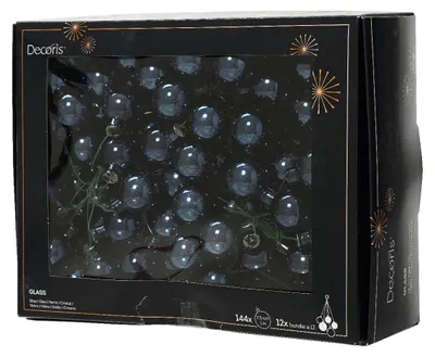 Produktbild von Kaemingk Weihnachtskugeln aus Glas für Weihnachtsbaum, 2,5 cm, 144 Stück