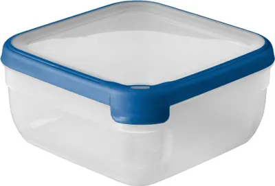 Produktbild von Curver Grand Chef Vershoudbak Vierkant 2.5L Transparant/Donkerblauw