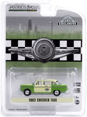 Produktbild von CHECKER MOTORS MARATHON A11 1982 Taxi Grün/Sahne, GREEN30208, Maßstab1/64, GREENLIGHT