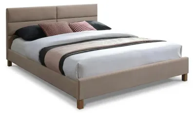 Zdjęcie produktu dla Łóżko tapicerowane SIERRA VELVET 160x200 beżowe