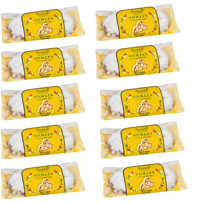 Obrázek produktu pro KuchenMeister máslový závin se sultánkami a ovocem 500g balení po 10 kusech