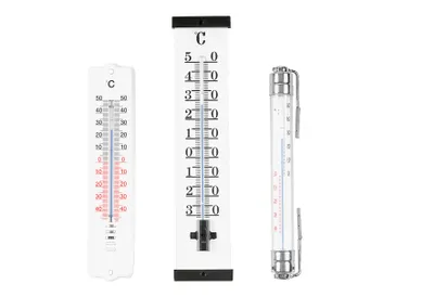 Produktbild von TFA-Dostmann 12.2006, Flüssigkeitsumgebungs-Thermometer, Drinnen/Draußen, °C, -40 - 50 °C, Analog, Schwarz, Silber