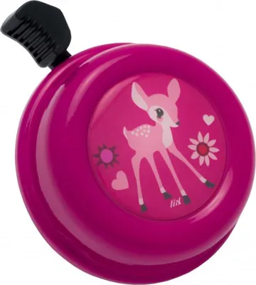 Produktbild von LiiX Colour Bell Cutest Ever Purple Bambi, Fahrradklingel, Ø 60mm