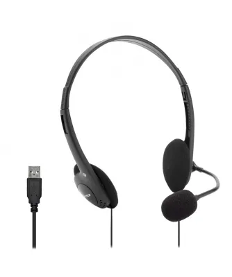 Produktbild von Vultech HS-02, Kabelgebunden, Büro/Callcenter, 20 - 20000 Hz, Kopfhörer, Schwarz