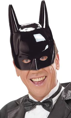 Produktbild von Fledermaus-Halbmaske schwarz - Einheitsgröße