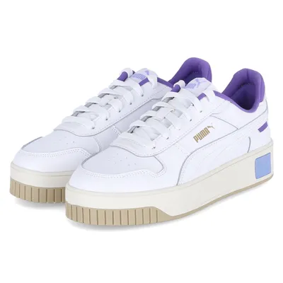 Produktbild von Puma Low Sneaker CARINA STREET Damen Leder und Synthetik Weiß Größe: 61/2