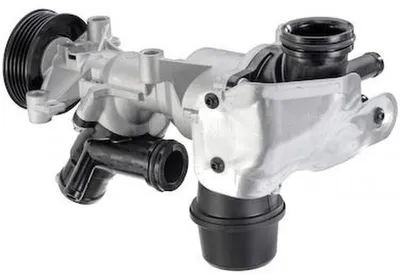 Imagen del producto de Bomba de agua para refrigerante, compatible con los siguientes modelos de MERCEDES-BENZ: Clase B (W246, W242), Clase A (W176), CLA Coupé (C117), GLA (X156). Referencia: PIERBURG 7.10942.07.0