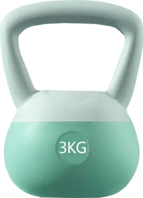 Image de Kettlebells de fitness souples Pour Hommes Et Femmes, Poignée Large, Rembourré, Protection Antichoc, Antidérapant (Vert, 3KG)