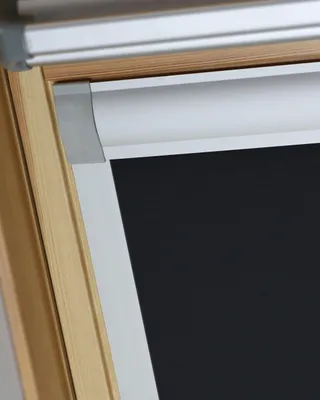 Verdunkelungsrollo für Velux Dachfenster, Schwarz, 206
