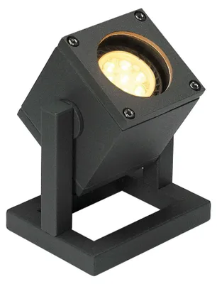 Productafbeelding van SLV 132835 CUBIX I Inbouwspot voor de vloer, fitting GU10, geschikt voor spaarlampen (ESL) tot max. 25W