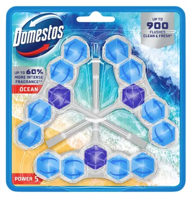 Zdjęcie produktu dla Domestos Kostka toaletowa 3 x 50 g Ocean