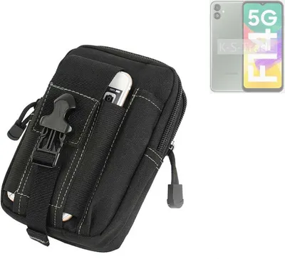 Produktbild von K-S-Trade Gürtel Tasche kompatibel mit Samsung Galaxy A14  Gürteltasche Holster Schutz Hülle Handy Hülle Smartphone outdoor Handy-Hülle schwarz