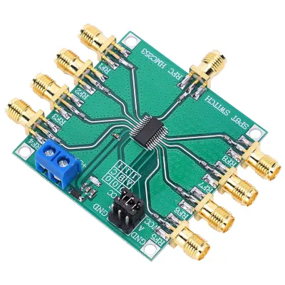 Image de Interrupteur RF unipolaire à huit positions,Interrupteur RF unipolaire,Interrupteur HMC RF,Interrupteur non réfléchissant SP6T,Interrupteur DC RF,Composants électroniques
