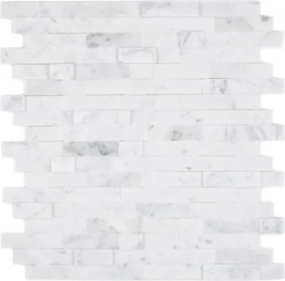 Produktbild von Mosani MOS200-M22, Mosaik, Marmor, Weiß, Indoor, Rechteck, 275 mm