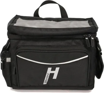 Immagine prodotto di Borsa manubrio Haberland Max, nera senza adattatore manubrio Klickfix
