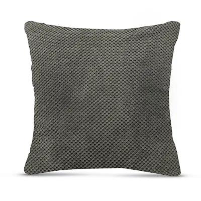 Immagine prodotto di Bestlivings copricuscino Bubble 60 cm x 60 cm colore grafite, morbido copricuscino con cerniera, copertura semplice per il soggiorno o la camera da letto
