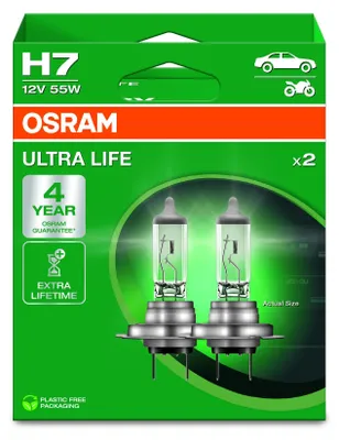 Produktbild von OSRAM ULTRA LIFE H7 PX26d 12 V/55 W (2er Box)