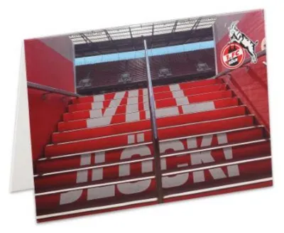Obrázek produktu pro 1. Přáníčko FC Köln "Vill Jlöck"