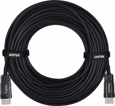 Obrázek produktu pro UNITEK C11072BK-20M, 20 m, HDMI Typ A (standardní), HDMI Typ A (standardní), 3D kompatibilita, 18 Gbit/s, Černá
