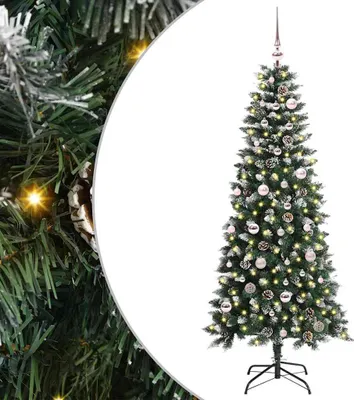 Obrázok produktu pre Umelý vianočný stromček Zelená 150 cm PVC, plast a oceľ