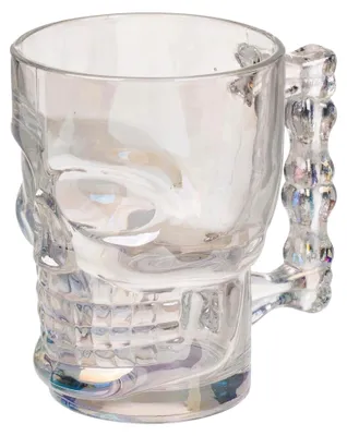 Produktbild von Totenkopf Bierglas mit Henkel