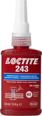 Obrázok produktu pre Zaisťovač závitov Henkel 50ml stredná sila 243 Loctite - 1335884