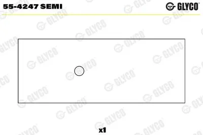 Produktbild von GLYCO Pleuelbuchse 55-4247 SEMI für OPEL Corsa B Schrägheck (S93) 26,35mm