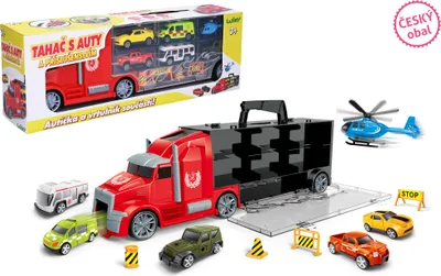 Obrázok produktu pre Tahač s auty 42 cm