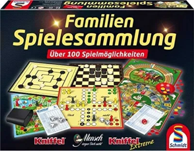 Produktbild von Schmidt Spiele 49190 100er Familienspielesammlung
