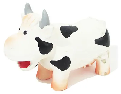 Image de Rosewood 20635 - Jouet en latex pour chien, forme de vache